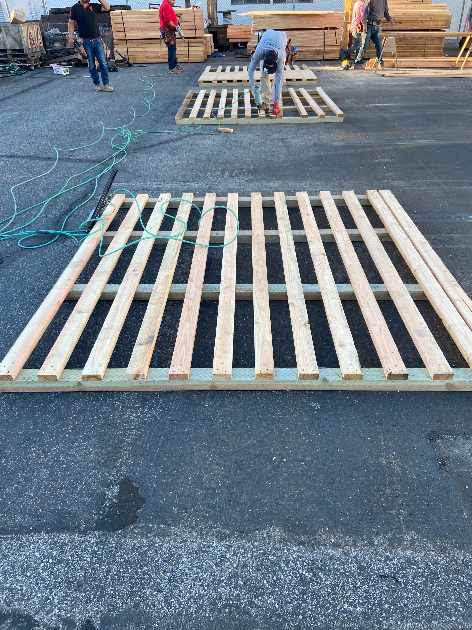 Kiosk Framing - J. Carr Contracting